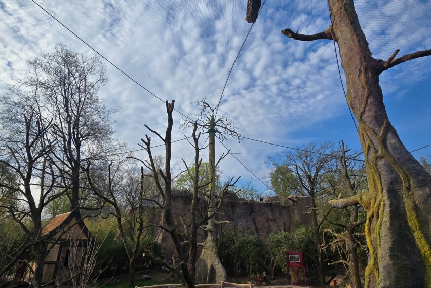Zoo Inselwelten - verkleidete Stahlkonstruktion Zoo Inselwelten - verkleidete Stahlkonstruktion