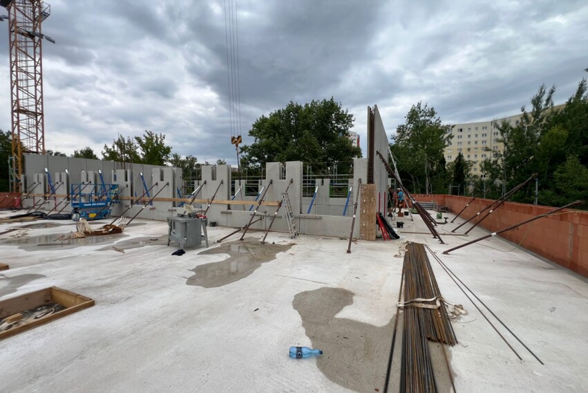 CJD Sporthalle Rohbau