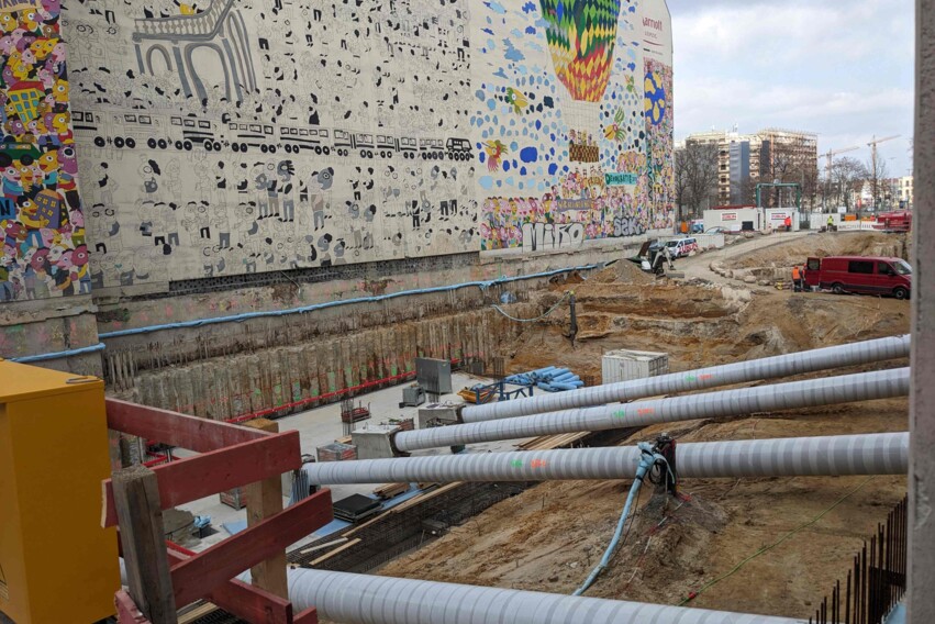 Harmelin-Quartier - Baugrube Harmelin-Quartier - Baugrube