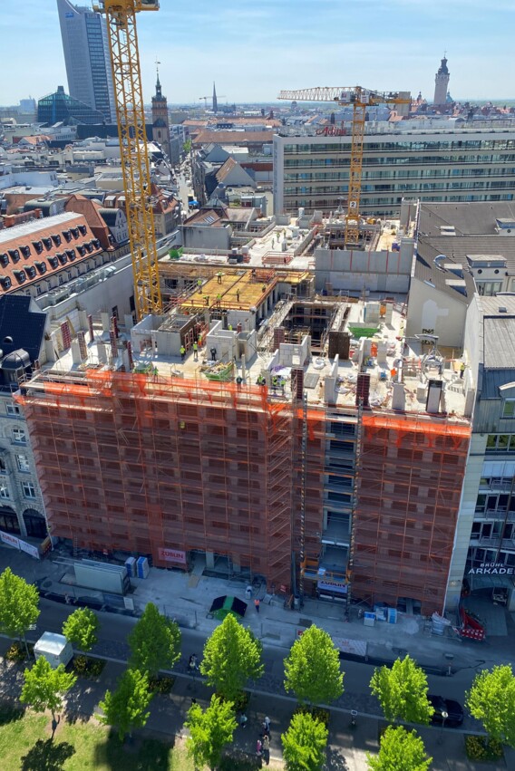 Harmelin-Quartier - Luftbild Rohbau Harmelin-Quartier - Luftbild Rohbau