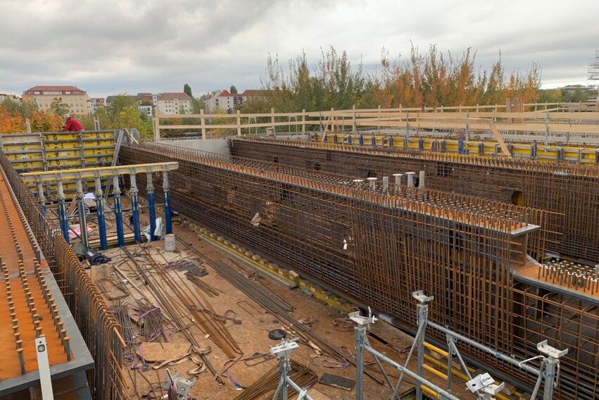 D&ouml;sner Weg - Bewehrung Stahlverbundtr&auml;ger