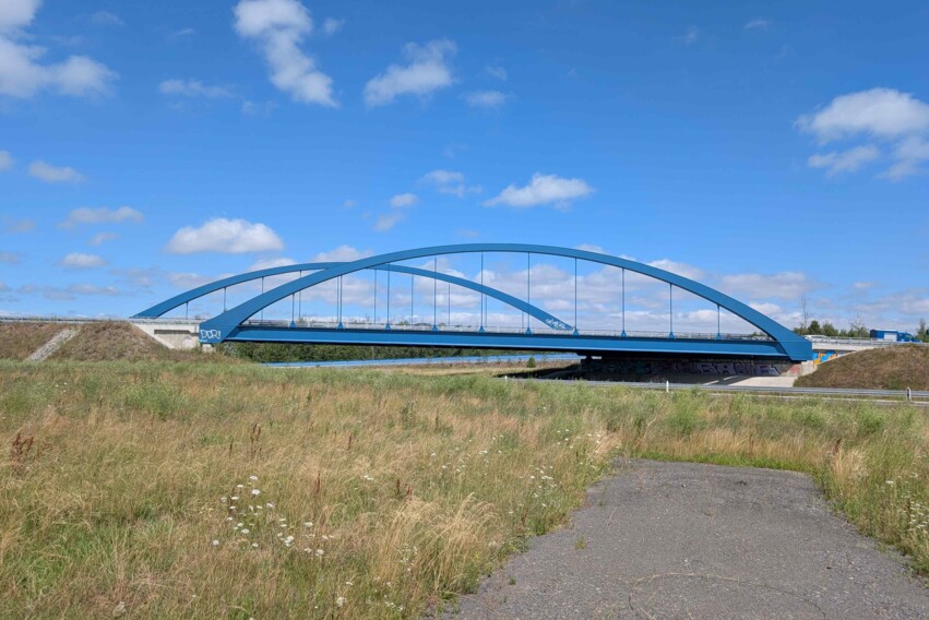 Bogenbrücke A72 Endzustand 2 Bogenbrücke A72 Endzustand 2