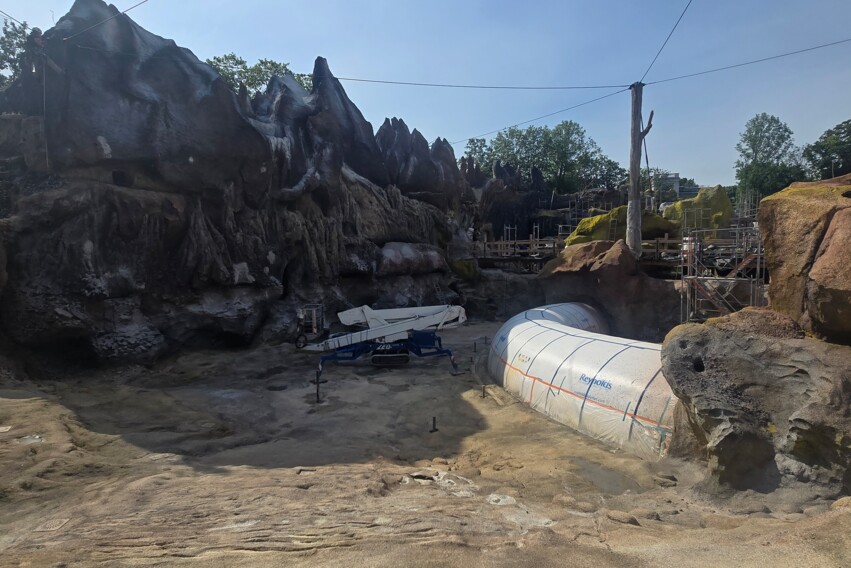 Zoo Feuerland - Fertigstellung Wasserbecken Rohbau
