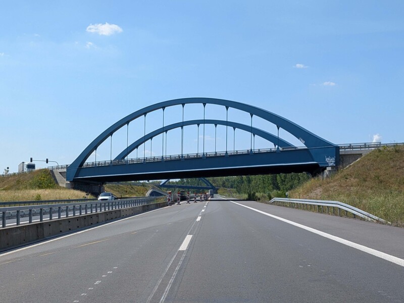 Bogenbrücke A72 Endzustand 1 Bogenbrücke A72 Endzustand 1